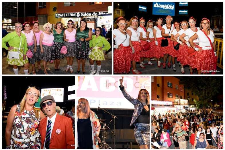 Momentos de la fiesta guateque de Valsequillo de anoche (Foto Antonio Alí)